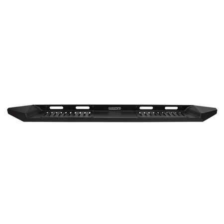 Trailfx RBT004B; Running Board; Powder Coated Black Steel Unlighted Rocker Panel Mount RBT004B